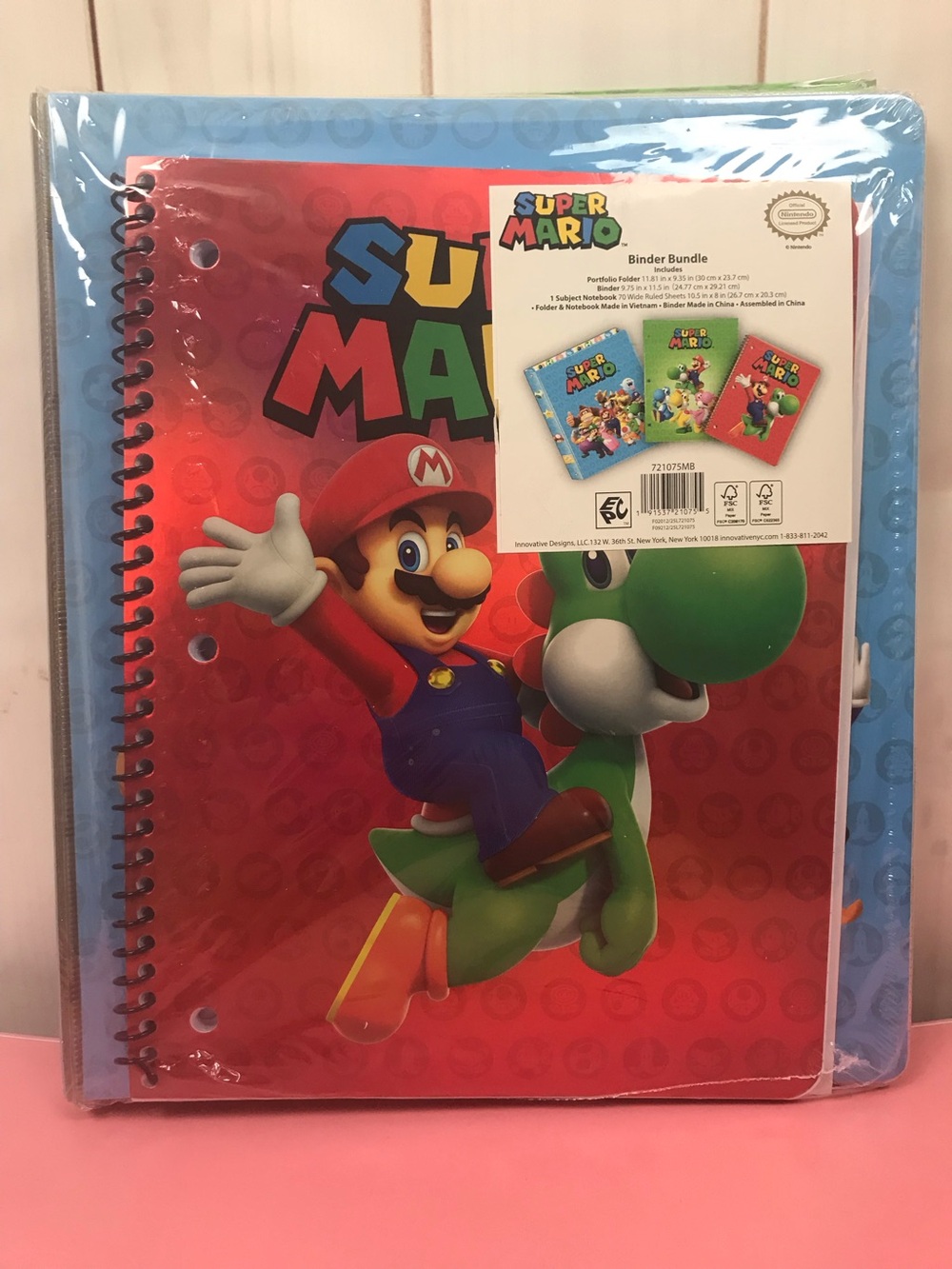 Nintendo Super Mario Binder Bundle